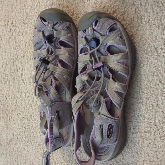 Keen Whisper Outdoor Sport Sandal Size US 7.5 Purple Waterproof Strappy - Picture 6 of 11